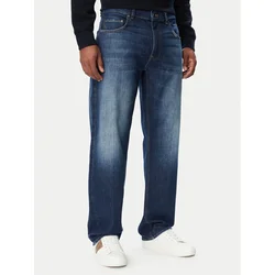 Guess Jeans hlače M6BA82 D2051 Modra Relaxed Fit