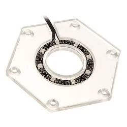slomart Bitspower Hexagon Mounting kit, prozoren, bel