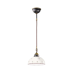 Kolarz 731.30.27 - Luster na sajli NONNA 1xE27/75W/230V, prečnik 30 cm, u zelenoj boji