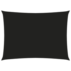 Jedro protiv sunca od tkanine Oxford pravokutno 2 x 3 5 m crno