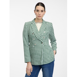 Green womens patterned blazer ORSAY - Womens