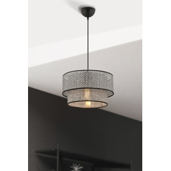 Opviq Luster Echo, 30x30cm, Crni