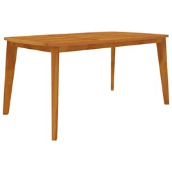 VIDAXL vidaXL Vrtna miza, 160x90x75 cm, masivni akacijev les