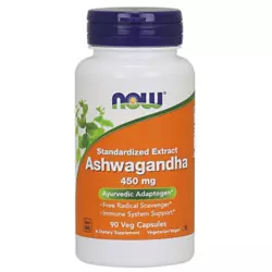 NOW Foods Ashwagandha 450 mg 90 kaps.