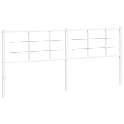 Vidaxl Kovinsko nadomestno vzglavje belo 193 cm