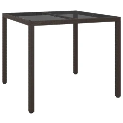 Stol za vrt Smeđa 90 x 90 x 75 cm poliratan
