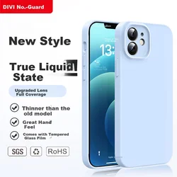 Divi Maska za mobilni telefon iPhone 12, Svetloplava