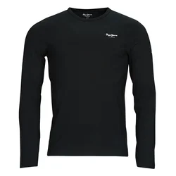 Pepe jeans Majice s kratkimi rokavi ORIGINAL BASIC 2 LONG Črna