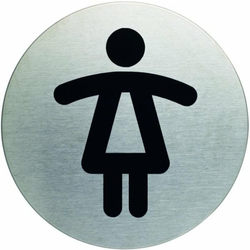 DURABLE piktogram ženski WC fi 83mm (4904)