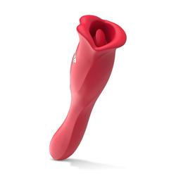 Teazers Rose Vibrator and Tongue licker