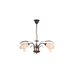 Luster na lancu DUCATTI 3xE14/10W/230V bronzana