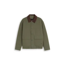 TOM TAILOR DENIM Prehodna jakna rjava / oliva