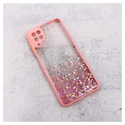 TELEMPIRE Maska za Samsung A125F Galaxy A12 Frame Glitter roze