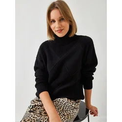 Bianco Lucci Pulover Pullover črna