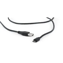 GEMBIRD CC-USB2-AMmDM-6 USB 2.0 AM to Double-sided Micro-USB cable, black, 1,8m