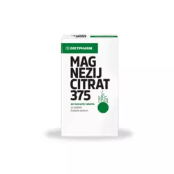 DIETPHARM MAGNEZIJ CITRAT 375 ŠUMEĆE TABLETE A20