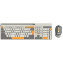 CANYON HSET-W5 EN/AD Keyboard+Mouse AAA+AA Wireless Beige