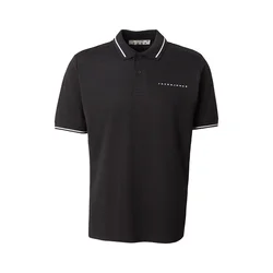 JACK & JONES Majica JCOFUSION črna / bela