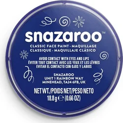 Snazaroo barva za obraz temno modra 18ml