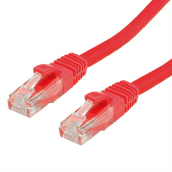 Secomp value UTP patch cord Cat.6A class EA red 0.3m ( 4215 )