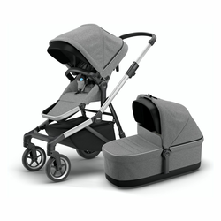 Thule duo sistem Sleek , Grey melange on Black