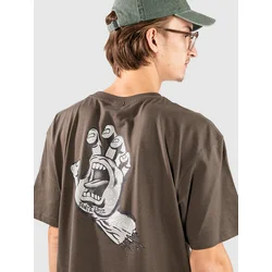 Santa Cruz Topo Hand T-Shirt washed black