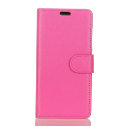 Eleganten etui/ovitek Litchi za iPhone XR-roza