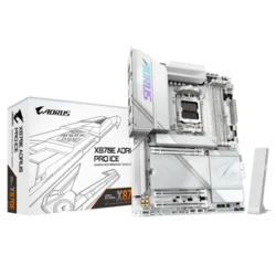 GIGABYTE X870E AORUS PRO ICE, DDR5, SATA3, USB4, DP, 2.5GbE, WiFi 7, AM5 ATX
