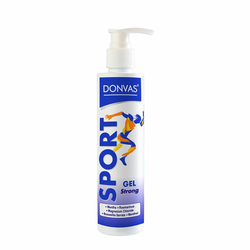 SPORT gel strong DONVAS®, 200ml + GRATIS SODA BIKARBONA DONVAS® prečišćena, 180g