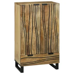 Highboard Smeđa 60 x 33 x 100 cm masivno drvo manga