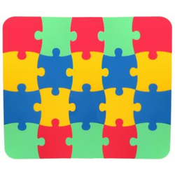 Malý Génius - Puzzle Dječja pjena za puzzle u četverobojnoj klasičnoj jakoj mješavini 20 - 0+ dijelova