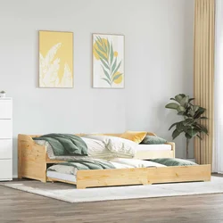Dnevni krevet s pomoćnim ležajem bez madraca IRUN 90x200 cm