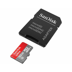 microSDHC Ultra 32GB (A1 / UHS-I / Cl.10 / 98MB/s) + Adapter
