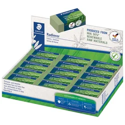 GUMICA MARS STAEDTLER 526 83-5 RECIKLIRANA ZELENA-KOMAD