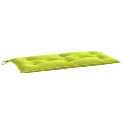 Jastuk za vrtnu klupu jarkozeleni 100x50x7 cm od tkanine Oxford