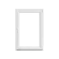 Okno Solid Elements (800x1200 mm, PVC, belo, levo, brez kljuke)