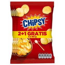 CIPS PLAIN SALTED CHIPSY 3X60G