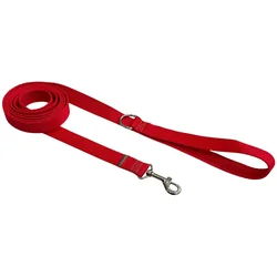 Povodec za pse Tradicionalni 2 cm Rdeč s pripenjanjem Povodec za pse Tradicionalni 2 cm Rdeč s pripenjanjem XL - 2,5 m