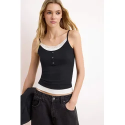 Trendyol Milla Ženska majica TWOSS26AL00004, Crna