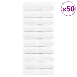 Premium krpe za pranje SOLUND 50 kom Bijele 15x21 cm 600 g/m2