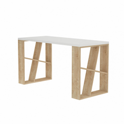 Hanah Home Honey White Oak Radni sto 140x75x60 ??cm, Beli