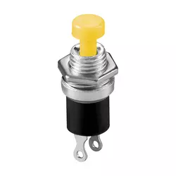 Taster mini 0.5A/250V žuti, fi=7mm
