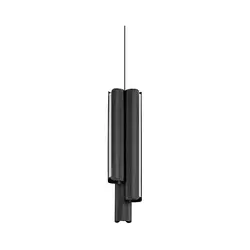 Ideal Lux - LED prigušiva luster na sajli DORICA 3xLED/9W/230V CRI 90 O 9,5 cm crna