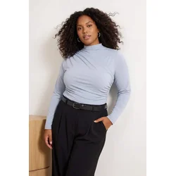 Trendyol Curve Ženska bluza Tbbaw26Af00104, Siva