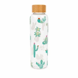 Be Cute staklena boca, kaktus 550ml