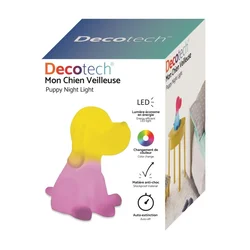 Alltoys Lexibook dizajnerska 3D LED nočna lučka, pes, 20 cm