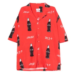 Cropp - Košulja s printom preko cele površine Coca-Cola - Crvena