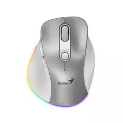 Genius Bežični miš Ergo 9000S Pro, USB, Sivi