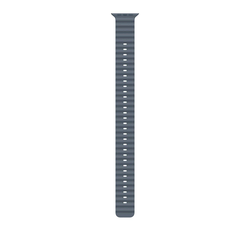 49mm Anchor Blue Ocean Band Extension - Natural Titanium Finish