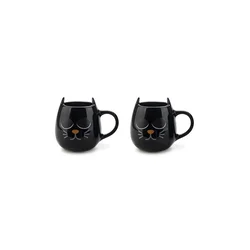 Komplet skodelic Balvi Wake Cat 8,5 x 10,3 x 7,5 cm 2-pack